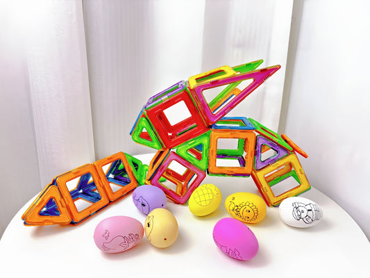 Ostern kreativ feiern mit Condis Magnetbausteinen - Condistoys