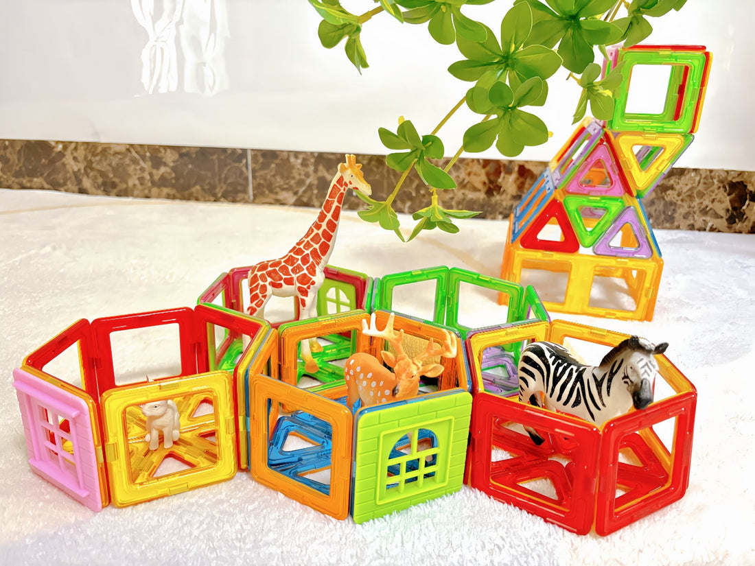 Regentag-Ideen: Bauprojekte mit Magnetbausteinen - Condistoys